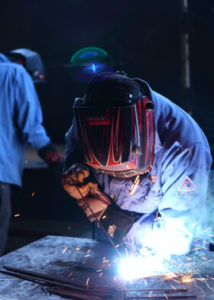 AAI student welding