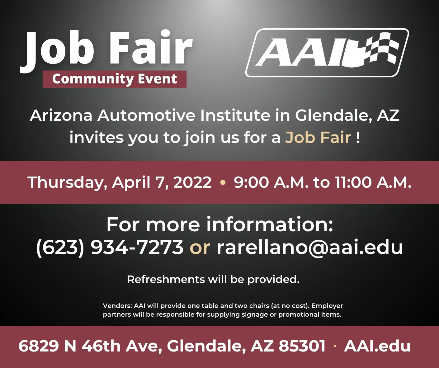 AAI Job Fair Community Event